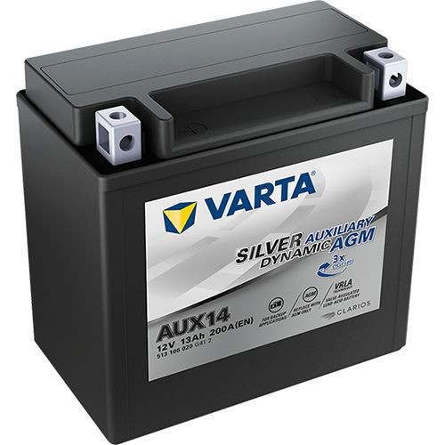 Baterie Moto Varta Silver Auxiliary Dynamic Agm 13Ah 12V 513106020G412