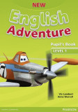 New English Adventure Level 1, Pupil&#039;s Book + DVD - Paperback brosat - Viv Lambert, Cristiana Bruni - Pearson