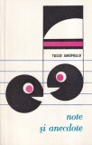 Tasso Janopoulo - Note si anecdote
