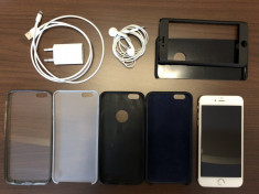 Iphone 6 Plus Gold, 64 GB, Unlocked, cadou 5 huse foto