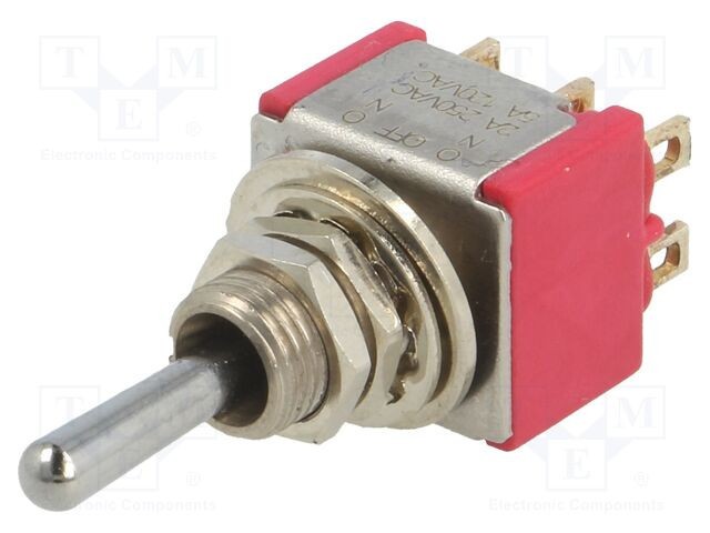 Comutator basculant C&amp;K Poz: 3 DP3T ON-OFF-ON 2A/250VAC 5A/28VDC