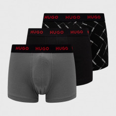 HUGO boxeri (3-pack) bărbați, culoarea negru 50480170