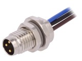 Conector M8 0,2m Tată PIN 3 Soclu IP67 60V