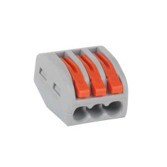 Conector universal 3x 0.75-2.5 mm portocaliu 20A 250V