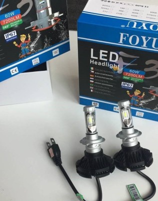 Set 2 becuri LED, soclu H11, putere Set 60W, 7200 lumeni foto