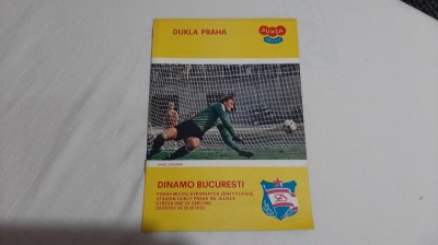 Program Dukla Praga - Dinamo foto