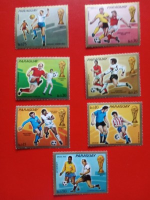 PARAGUAY, FOTBAL - SERIE MNH foto