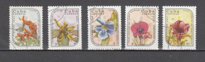 M2 TS1 1 - Timbre foarte vechi - Cuba - flori exotice