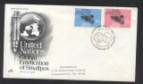 UN New York 1978 Smallpox Mi.318-319 FDC UN.080