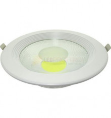 SPOT LED 30W DOWNLIGHT ROTUND ALB RECE foto