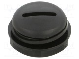 Capac de protecție M16 EPDM negru -35&divide;85&deg;C TECHNO