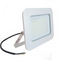Proiector LED 100W (600W) premium,8500 lumeni, lumina neutra 4500K, alb foto