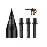 Burghiu conic ,burghiu conic despicator lemne ,diametrul 42 mm,trei adaptoare