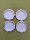 Portelan Konig pr.Tettau, set de 4 farfurioare dulceata