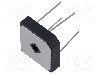Punte redresoare, 35A, 100V, capsula MBR-25W, DC COMPONENTS - GBPC3501W