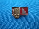 INSIGNA OLIMPIADA DE LA MOSCOVA 1980-GIMNASTICA/RUSIA
