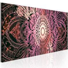 Tablou canvas - Ruby Mandala - 120x40 cm foto