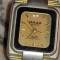 ceas quarz dama - functioneaza perfect OMAX CRYSTAL made in japan water proof latime 26 mm