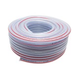 Furtun gradina PVC transparent 1/2 inch, PN7 bar, 12x16mm cu insertie textila impletita 50m/rola