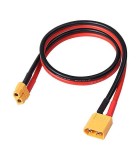 Set prelugitor mufa XT60 tata mama cu cablu siliconic 12AWG 50cm max, Oem