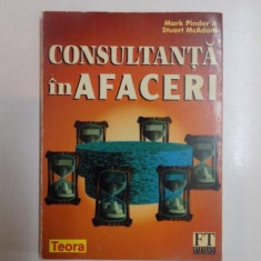 CONSULTANTA IN AFACERI de MARK PINDER, STUART MCADAM 1997 , PREZINTA URME DE UZURA