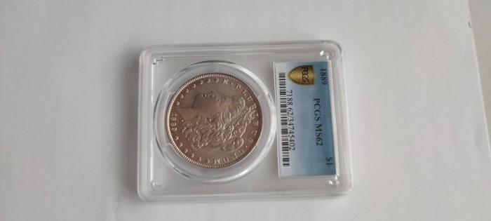 VAND MONEDA AMERICANA MORGAN - 1 $ -1889 - GRADATA MS 62