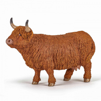 Papo figurina vaca scotiana highland foto