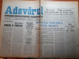 Ziarul adevarul 9 ianuarie 1990-articole revolutia romana,primul miting liber