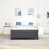 VidaXL Cadru de pat Gri &icirc;nchis 160x200 cm din material corduroy