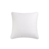Perna matlasata antialergica PureDream Coneltex, dimensiuni 40 x 40 cm, patrata, culoare alba, umplutura fibra siliconizata