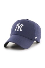 47 brand șapcă MLB New York Yankees culoarea bleumarin, uni, B-BRRRC17BBU-NYA