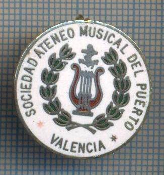 AX 578 INSIGNA TEMA MUZICA - SOCIEDAD ATENEO MUSICAL DEL PUERTO - VALENCIA