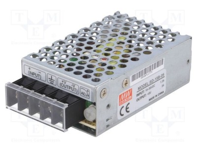 Convertor DC/DC 15W MEAN WELL 18-36VDC la 5VDC 3A foto