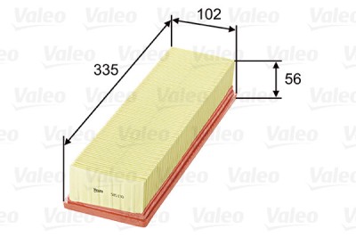 VALEO 585130 Filtru aer foto