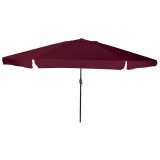 vidaXL Umbrela de grădină 39.5 x 24.5 inci Roșu Burgundy