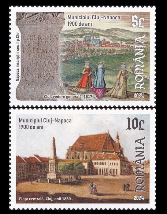 Istorie, arta, arhitectura - Municipiul Cluj-Napoca, 1900 de ani de atestare documentară, 2024, LP 2473, MNH