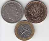 FRANTA - SET 10 Francs 1948 + 10 Francs 1979 +10 Francs 1989 , LF1.26