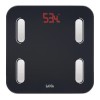 Cantar corporal Smart Body Composition Laica, 180 kg, ecran LED, Negru