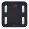 Cantar corporal Smart Body Composition Laica, 180 kg, ecran LED, Negru