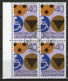 Liechtenstein 1981 - Anul internațional al persoanelor cu handicap, stampilata de 4
