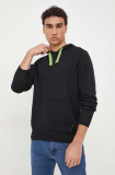 Cumpara ieftin United Colors of Benetton pulover barbati, culoarea negru,