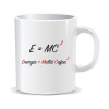 Cana alba personalizata pentru cafea, E=MC2, INOVATIX&reg;. 330 ml, Oem