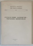 STUDII DE CHIMIE , RADIOMETRIE , PREPARAREA MINEREURILOR , 1974