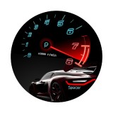 Covor pentru scaun gaming SPACER, protectie parchet, cauciuc si material textil, 1200 x 3mm, rotund, SPEED 46501475 &quot;SPFP-SPEED-120&quot;