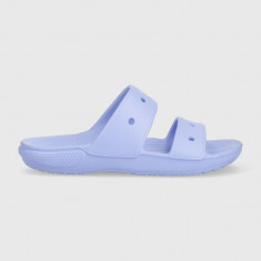 Crocs papuci Classic Sandal femei, culoarea violet, 206761 206761.5Q6-5Q6