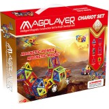 MAGPLAYER Set de constructie magnetic - 66 piese