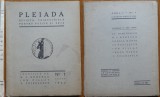 Cumpara ieftin Pleiada , revista trimestriala pentru poezie si arta , nr. 1 , 1934