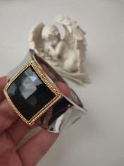 Bratara inox placat masiva LUXURY dama asf foto