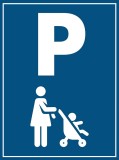 Placuta reflectorizanta pentru parcare mama si copil