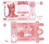 Moldova 50 Lei 2015 P-24b Semnatura Anca Dragu UNC